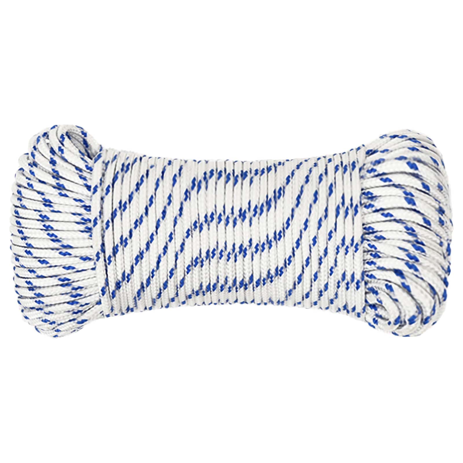 Večnamenska uporabna vrv 5 mm 250 m Bela in modra PP