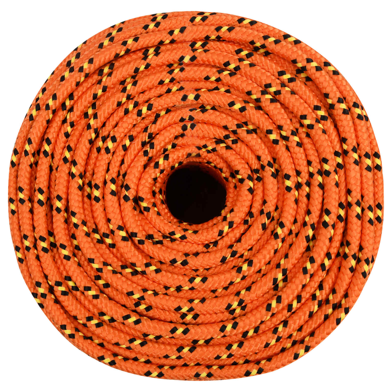 vidaXL - Multifunctioneel - touw - 6 - mm - 25 - m - Oranje - PP - 240 - kg - Max. - belasting