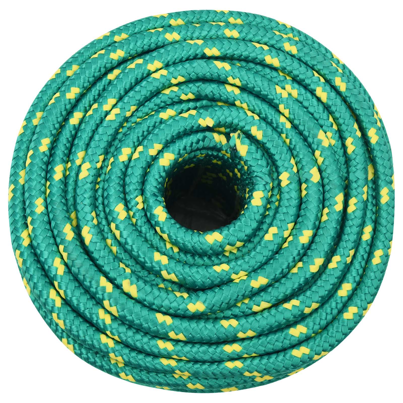Večnamenska uporabna vrv 14 mm 100 m Zelena PP