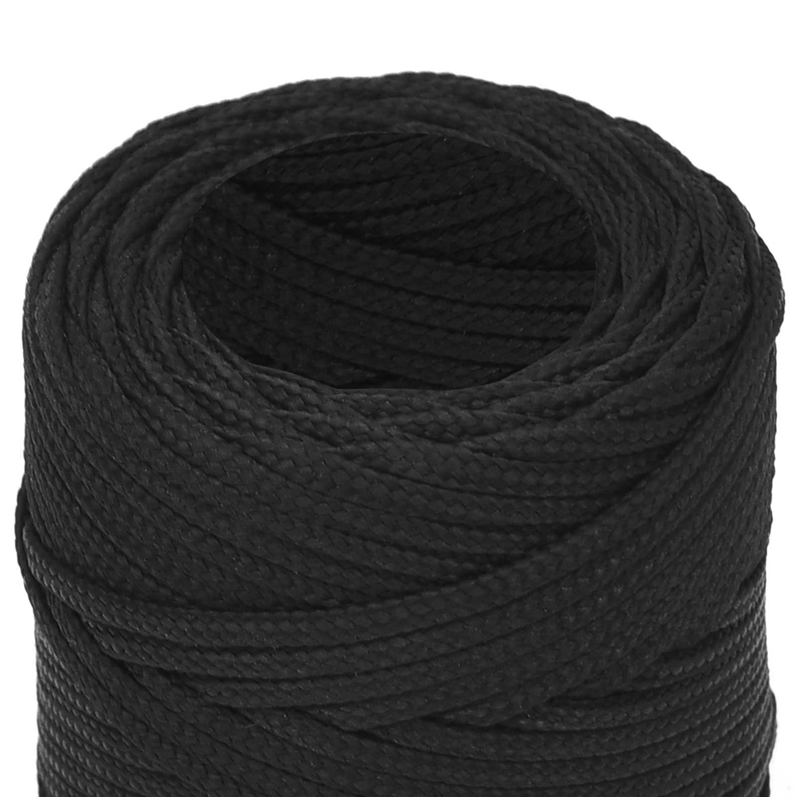 Večnamenska uporabna vrv 2 mm 25 m Črna PP