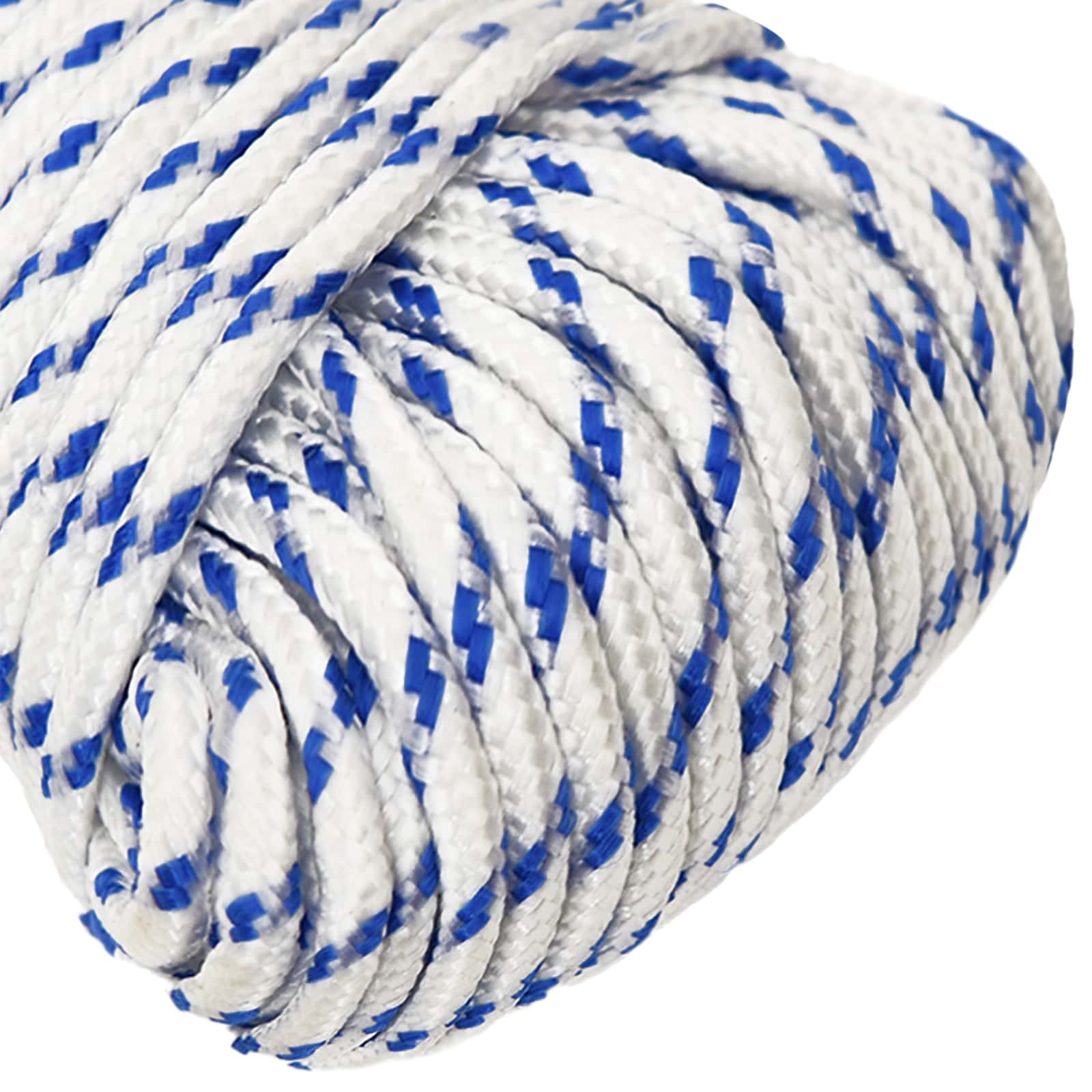 Večnamenska uporabna vrv 5 mm 25 m Bela in modra PP