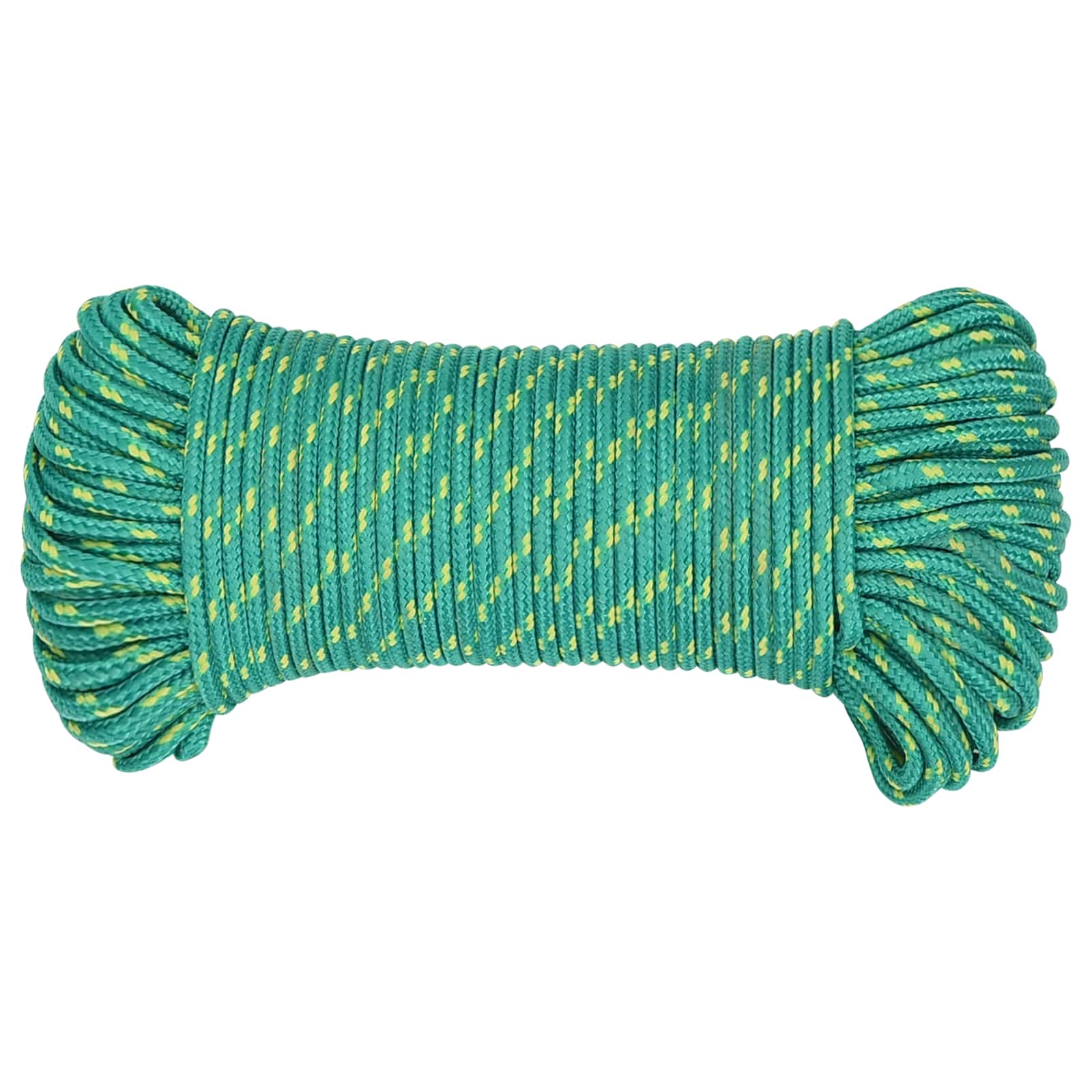 Večnamenska uporabna vrv 4 mm 25 m Zelena PP