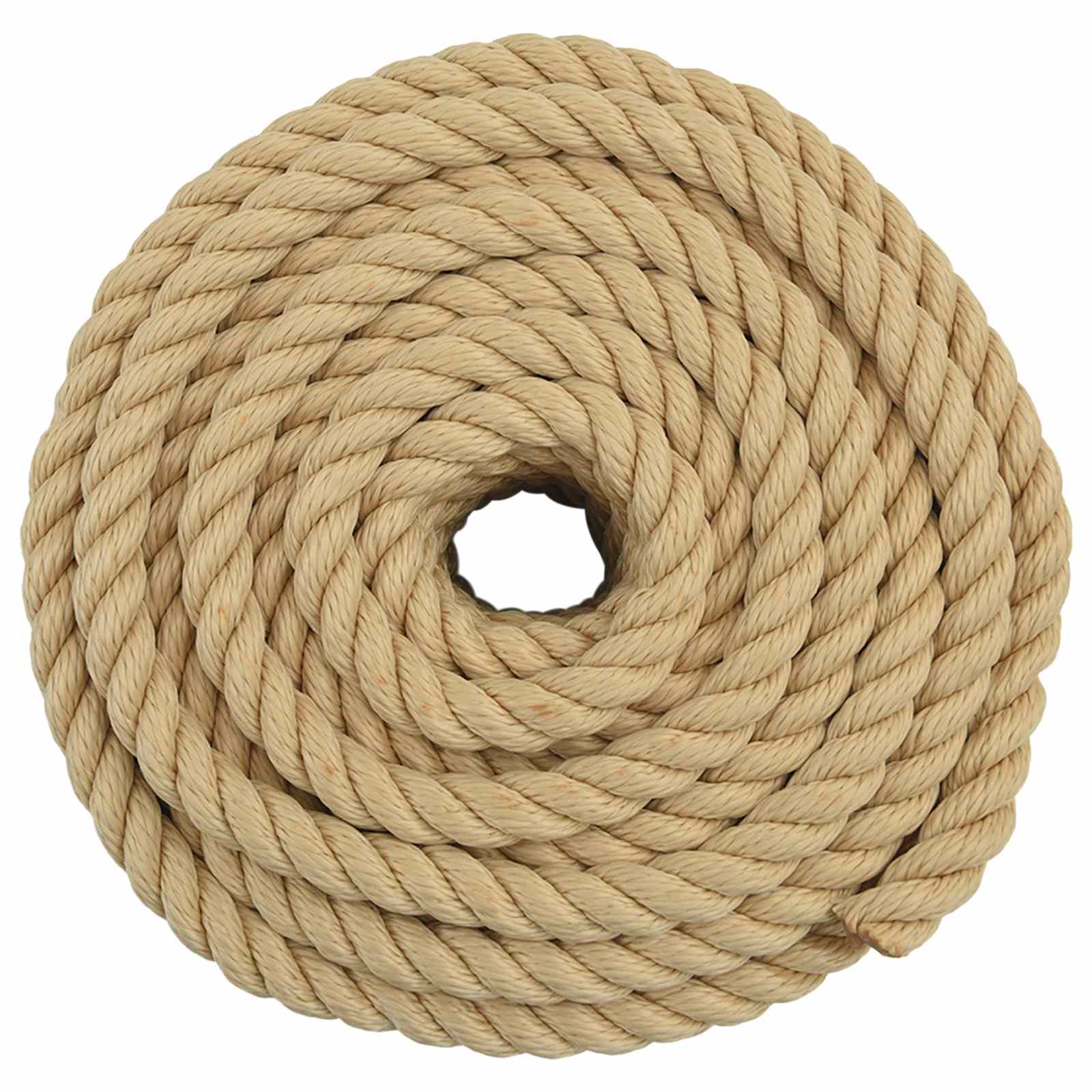 vidaXL - Multifunctioneel - touw - 20 - mm - 50 - m - Naturel - PP