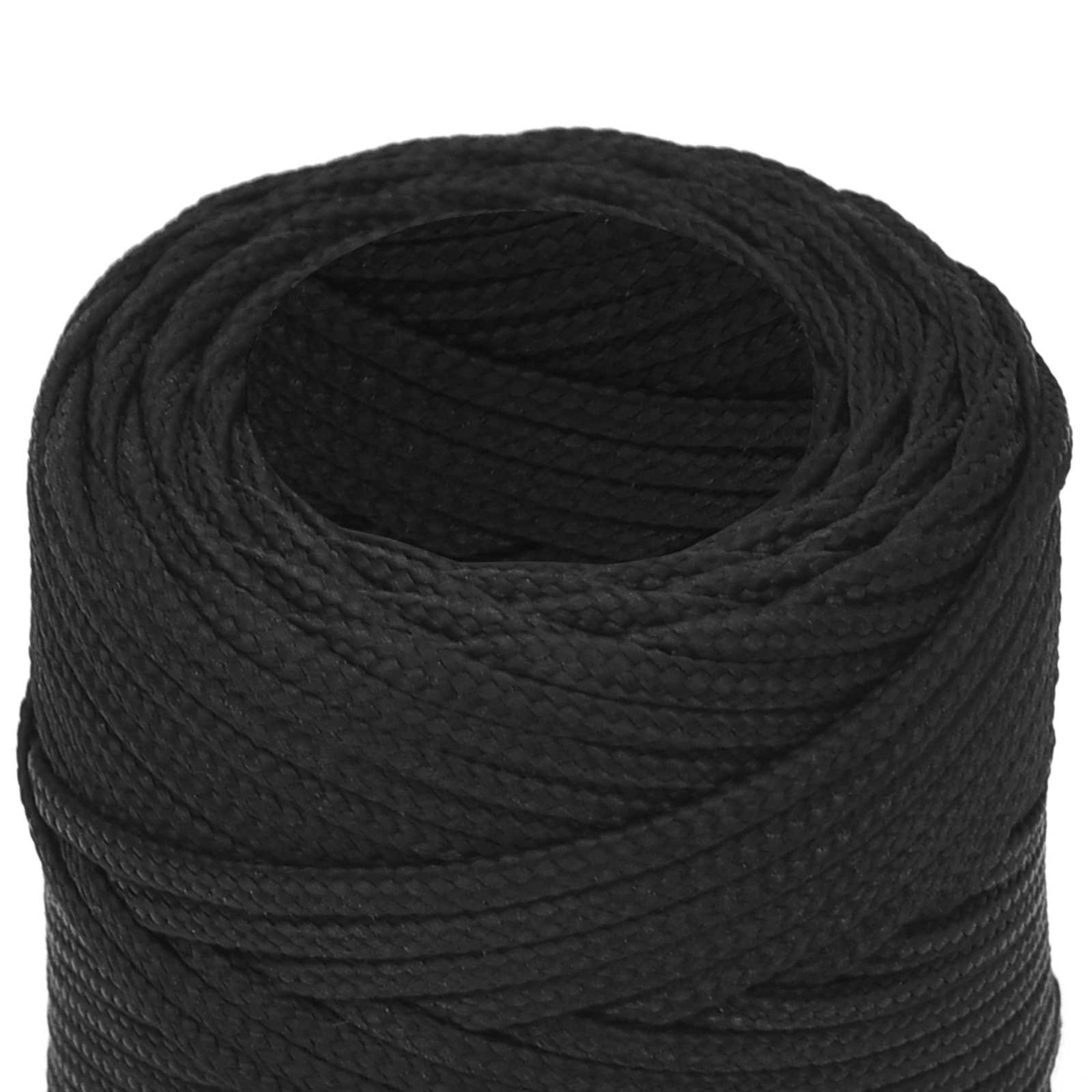 Večnamenska uporabna vrv 2 mm 250 m Črna PP