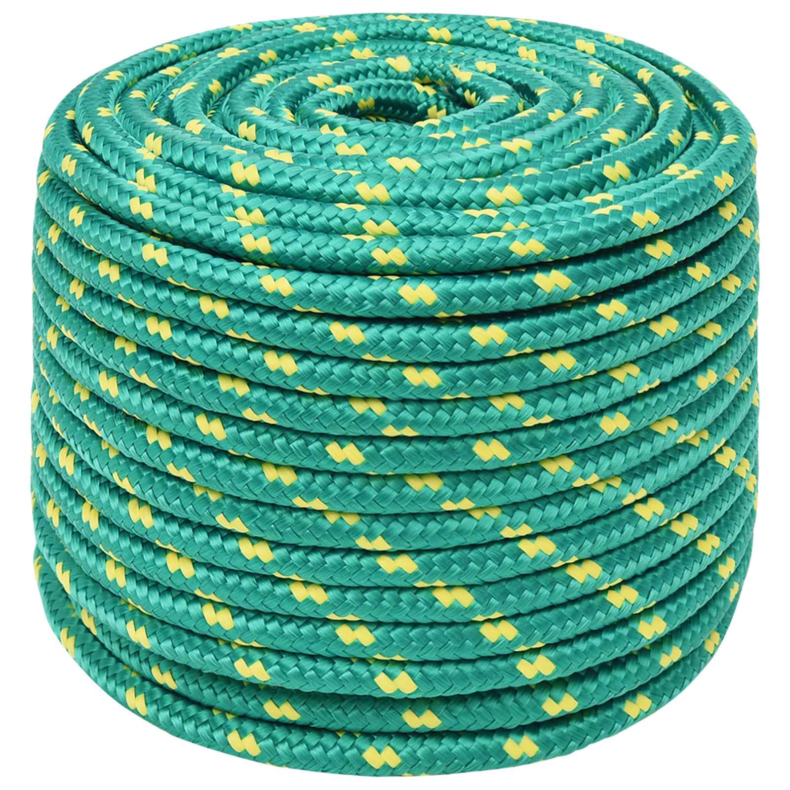 Večnamenska uporabna vrv 12 mm 100 m Zelena PP