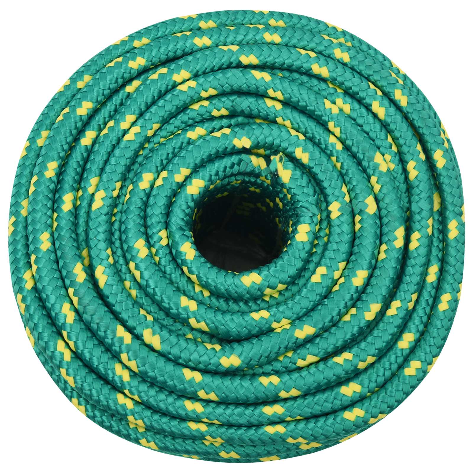 Večnamenska uporabna vrv 12 mm 100 m Zelena PP