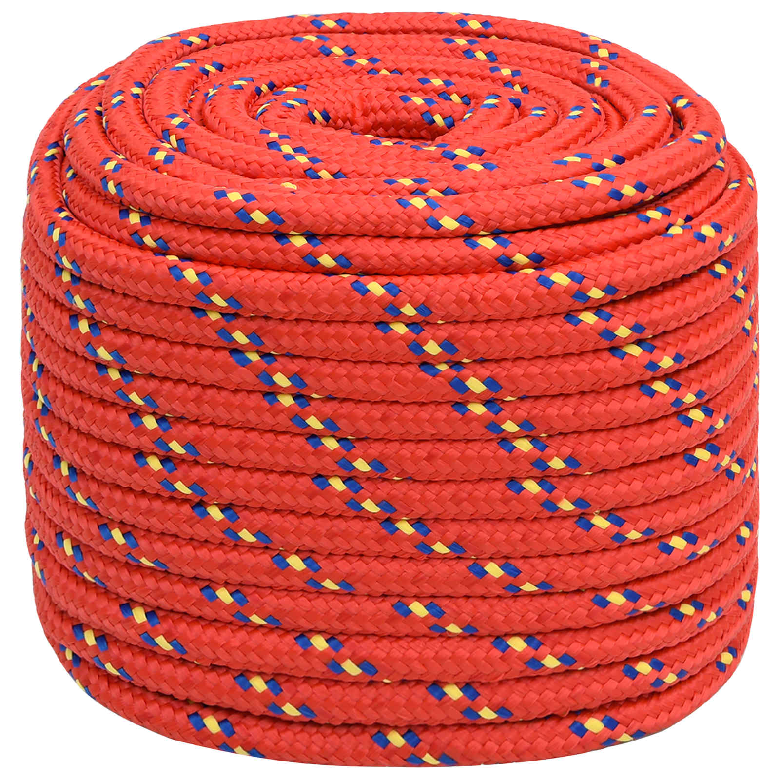 Večnamenska uporabna vrv 18 mm 100 m Rdeča PP