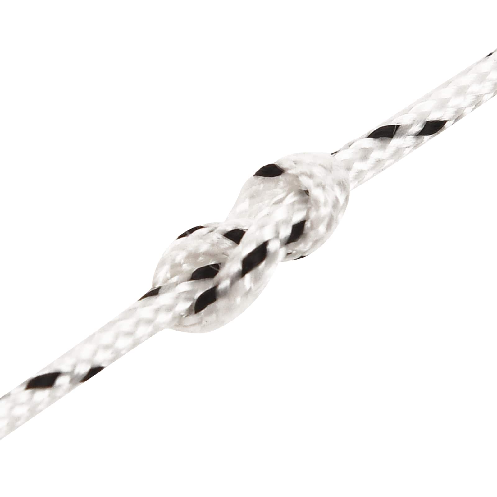 Večnamenska vrv 2 mm 50 m Bela Poliester