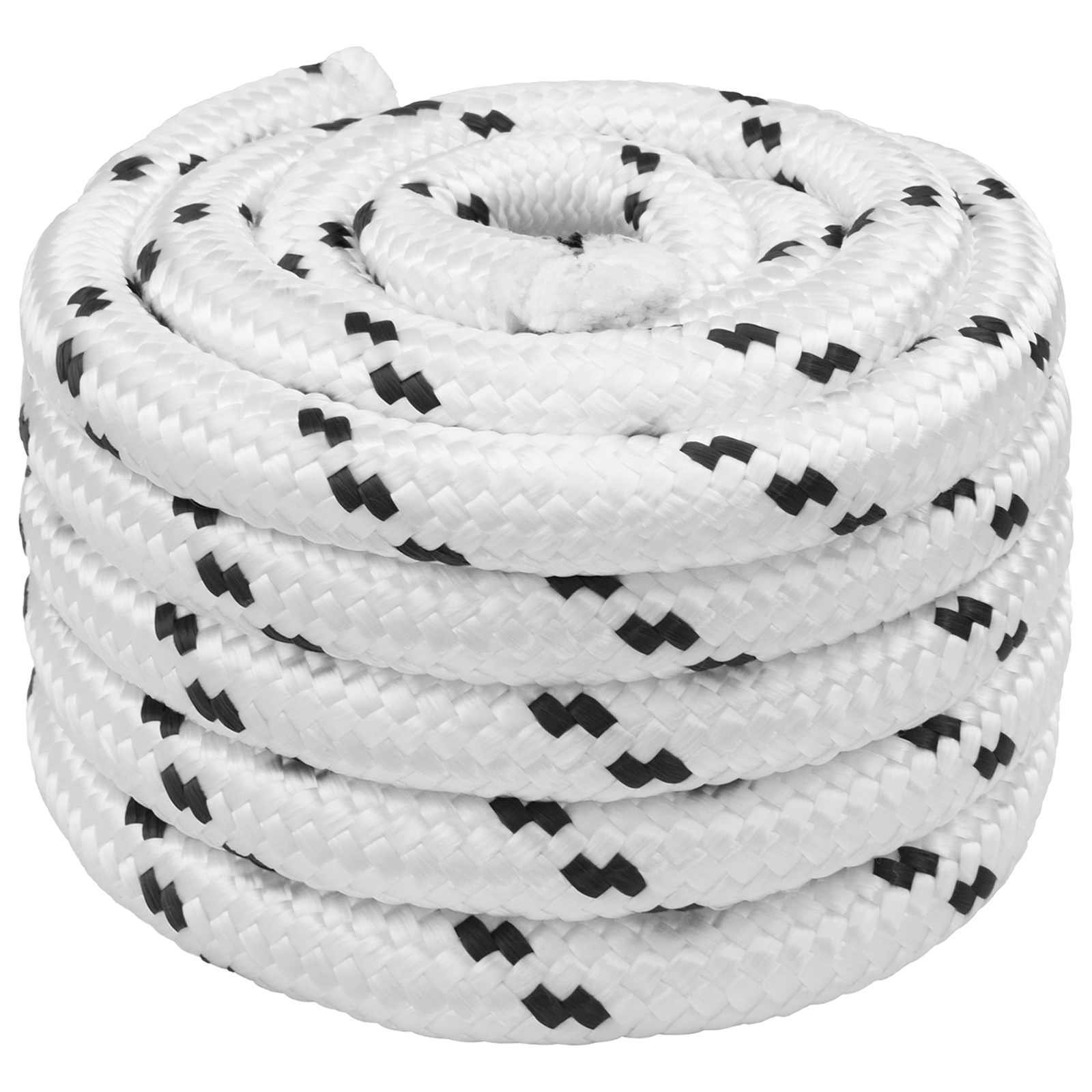 Večnamenska vrv 25 mm 25 m Bela Poliester