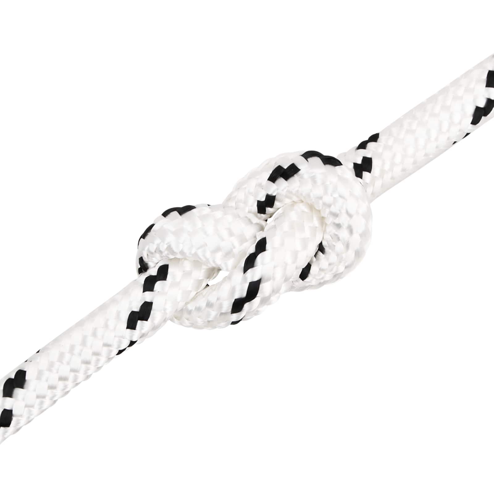vidaXL Mehrzweck-Allzweckseil 20 mm 25 m Weiß Polyester – Bild 5