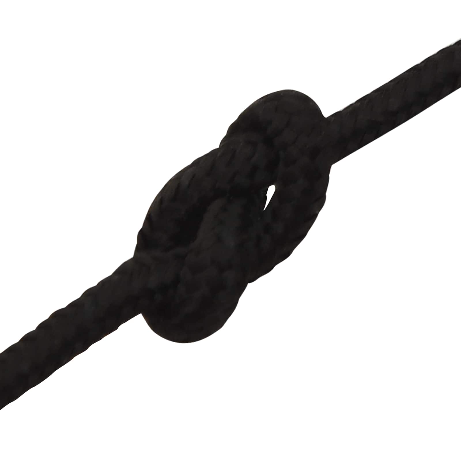 Večnamenska vrv 4 mm 25 m Črna Poliester