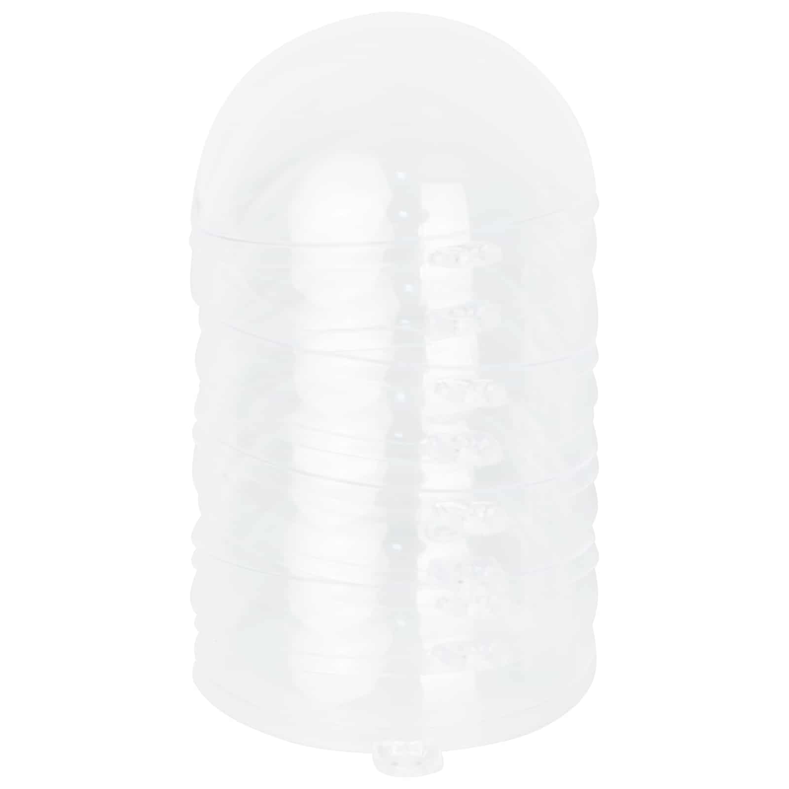 vidaXL Kerstbalset XL 25 st Transparant Dia. 10 cm Kunststof transparent, foto 4