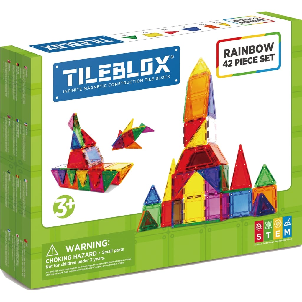 Afbeelding Tileblox Rainbow set 42-delig door Vidaxl.nl