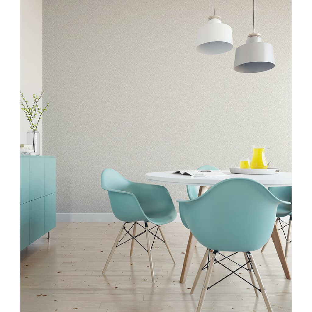 

DUTCH WALLCOVERINGS Behang Velvet zilverkleurig
