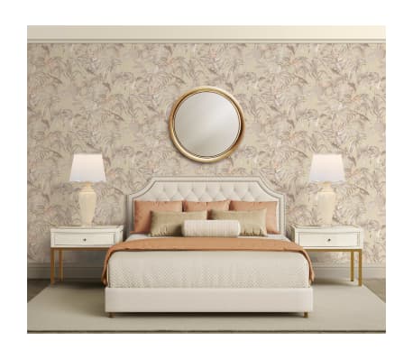 DUTCH WALLCOVERINGS Tapet model Pasărea paradisului, crem