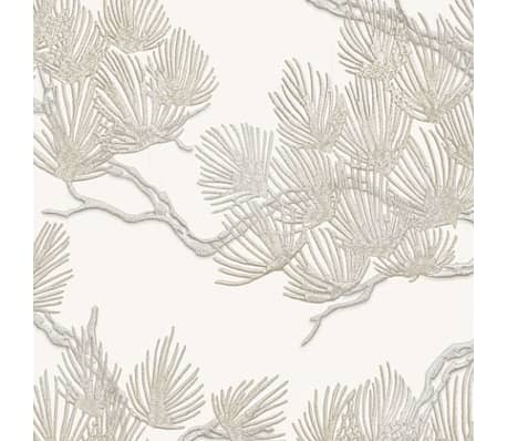 DUTCH WALLCOVERINGS tapet Pine Tree hvid