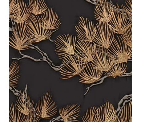 DUTCH WALLCOVERINGS Ταπετσαρία Τοίχου Πεύκο Μαύρη & Χρυσή
