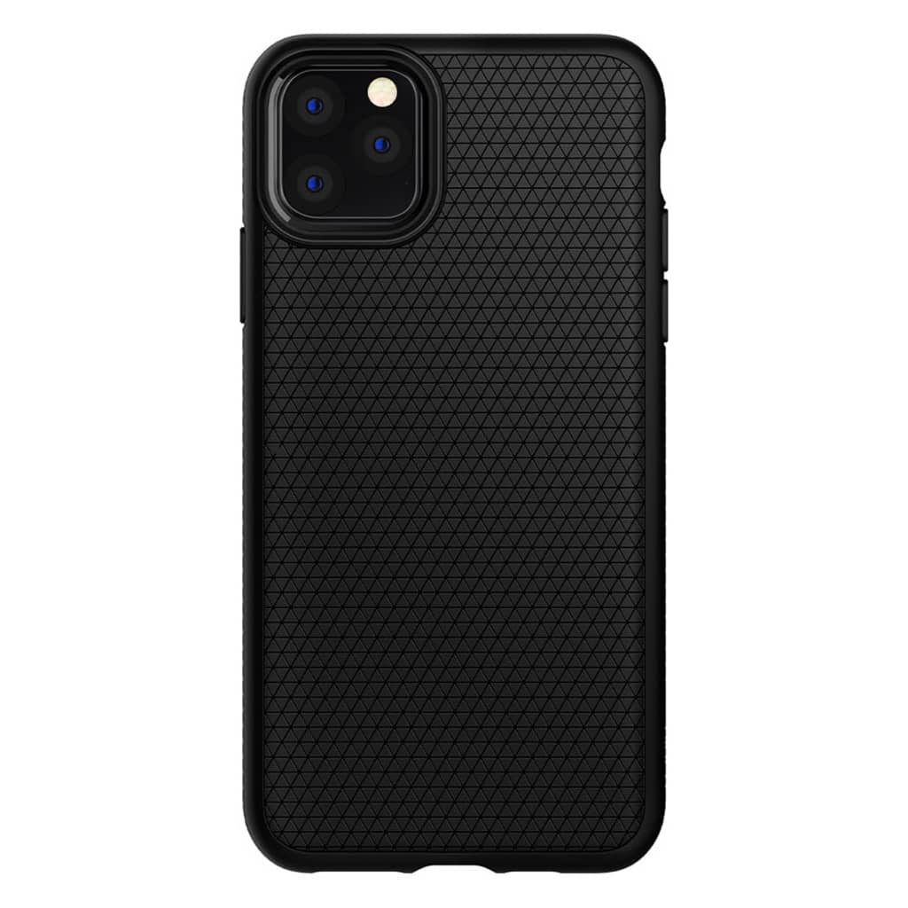 SPIGEN - iPhone 11 Pro Hoesje - Back Case Liquid Air Mat Zwart