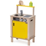 Wonderworld Spielküche Spülbecken Gelb Holz HOUT192441
