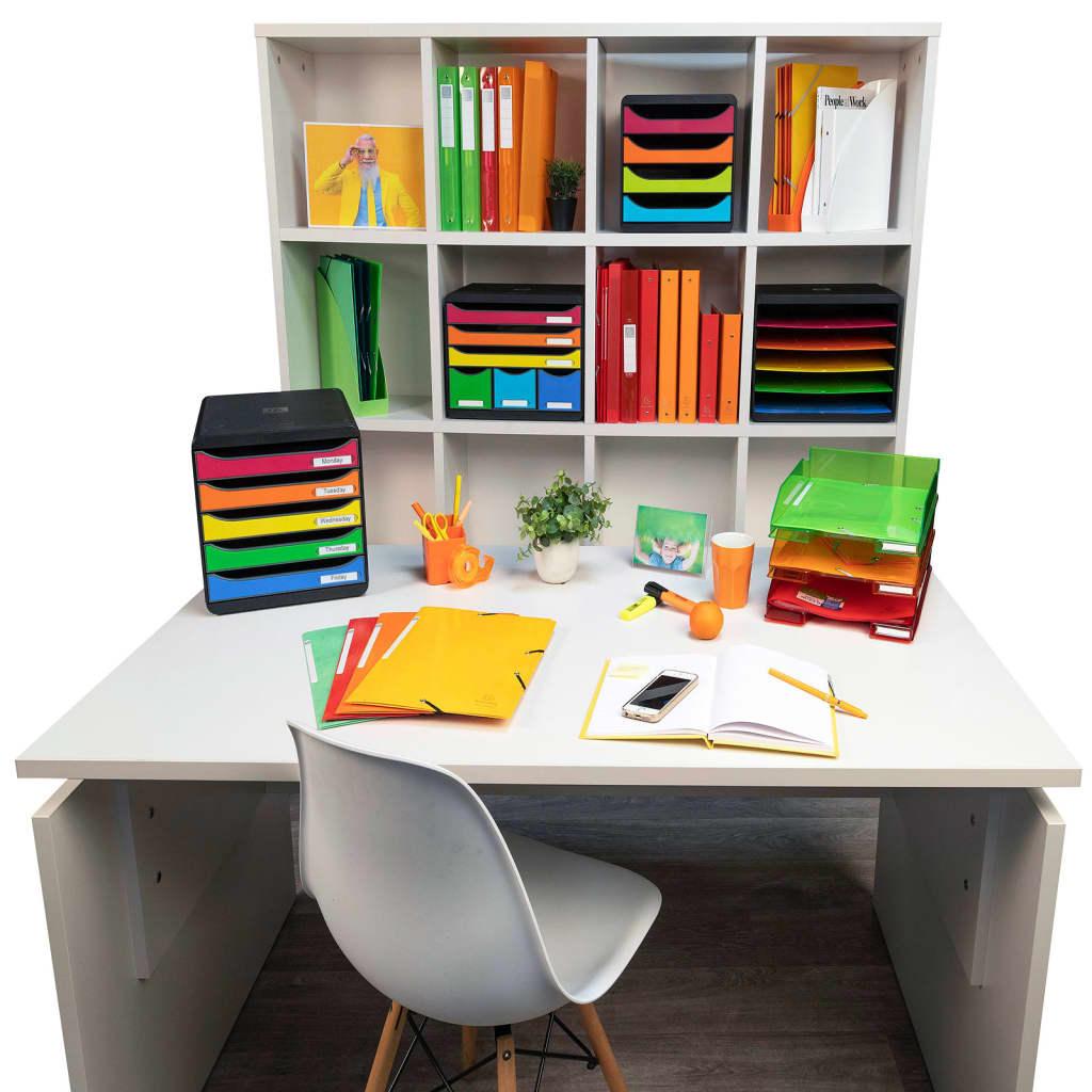 Exacompta Store-Box skuffekabinet med 6 skuffer Maxi harlequin