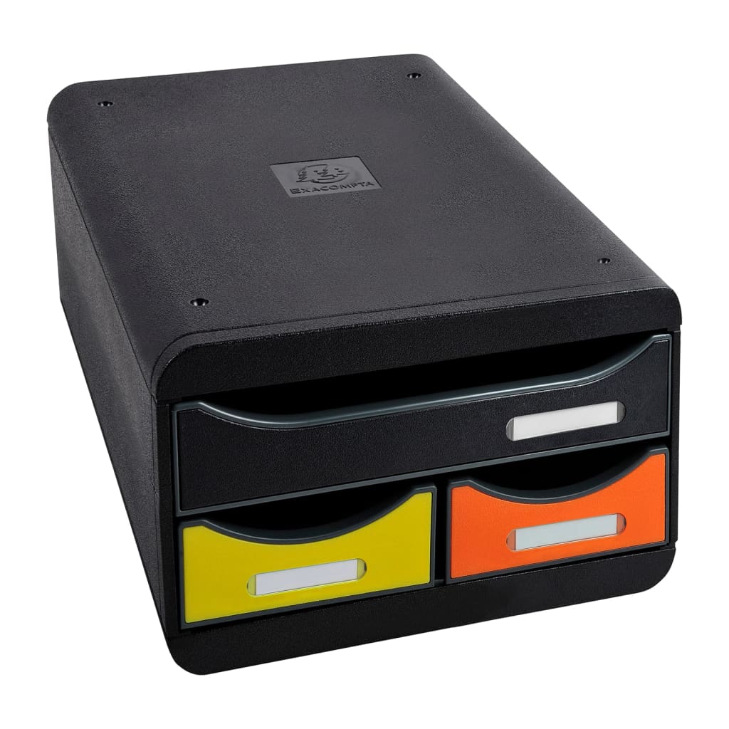 Exacompta Small-Box skuffekabinet med 3 skuffer harlequin