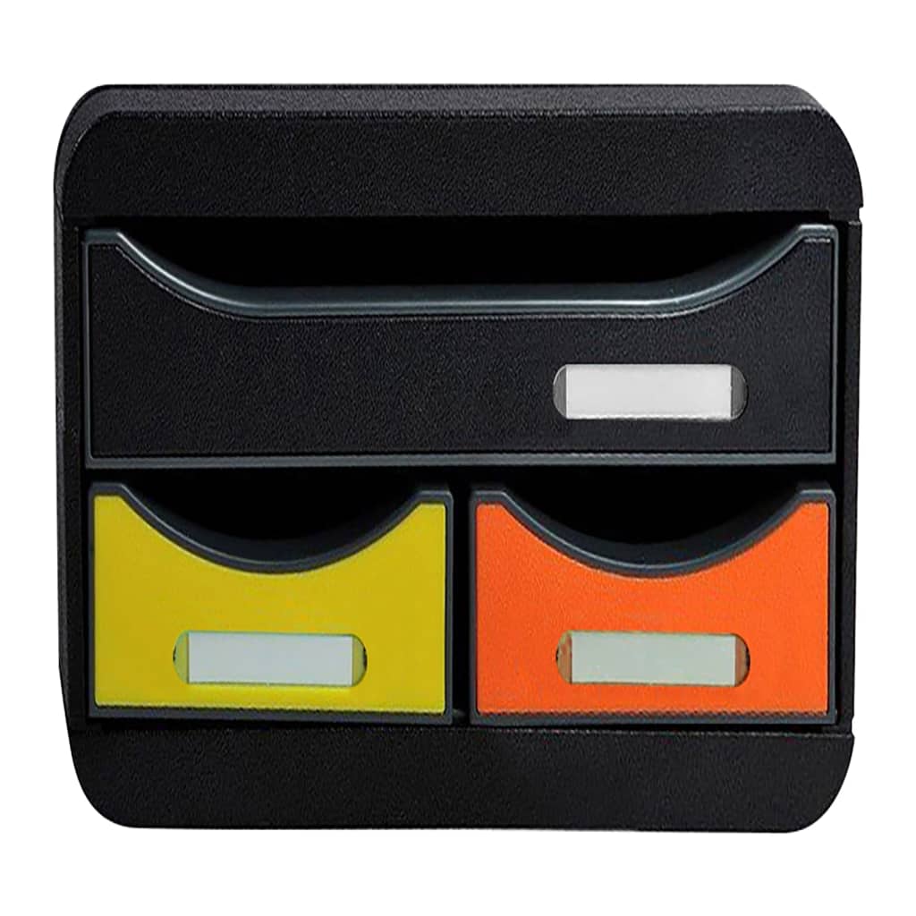 Exacompta Small-Box Schreibtischbox Harlequin mit 3 Laden