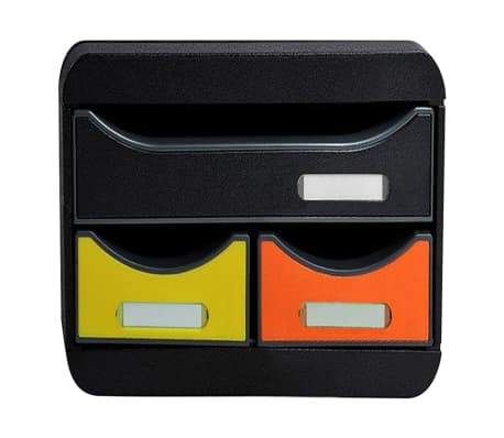 Exacompta Set Cassetti da Scrivania Small-Box Harlequin con 3 Cassetti