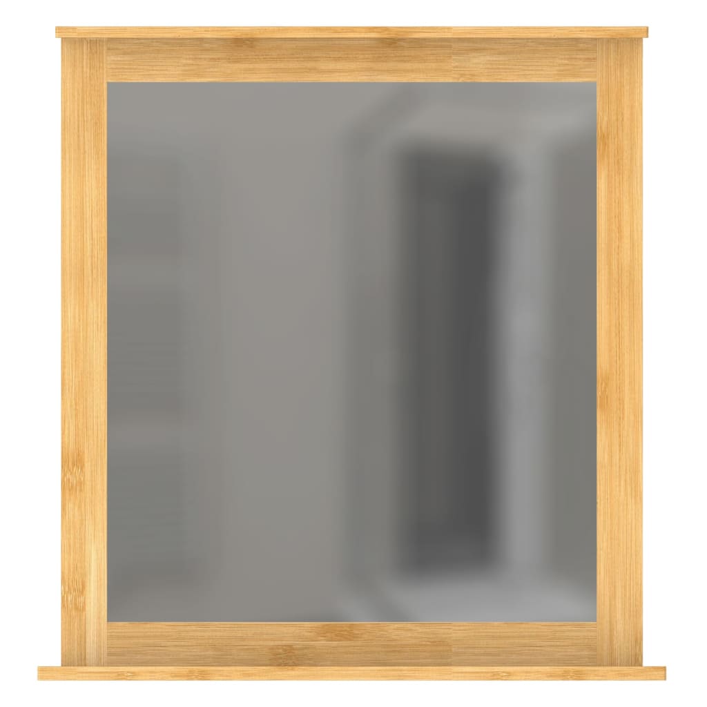 EISL Specchio con Cornice in Bambù 67x11x70 cm
