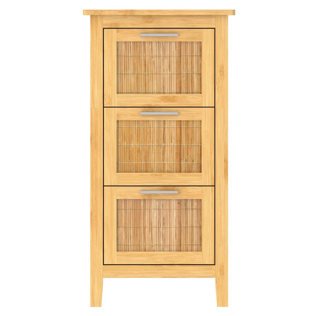 Thumbnail - EISL Badezimmerschrank mit 3 Schubladen Bambus 30x42x82 cm