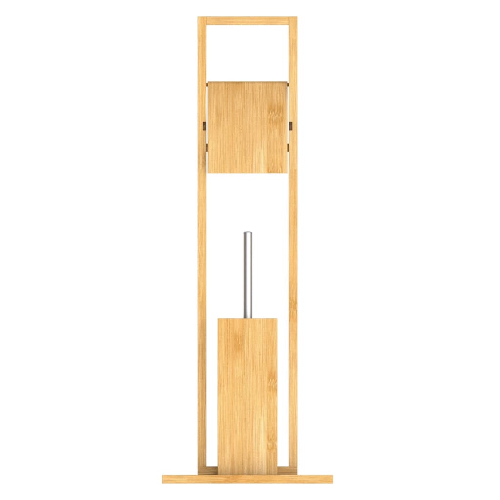 

EISL Toiletset toiletrol- en toiletborstelhouder 30x21x82 cm bamboe