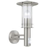 EGLO Lampa zewnętrzna z czujnikiem Lisio, 60 W, srebrna, 30185