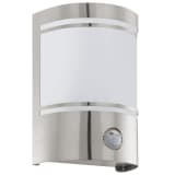 EGLO Wandlamp met sensor voor buiten Cerno 40 W zilver 30192