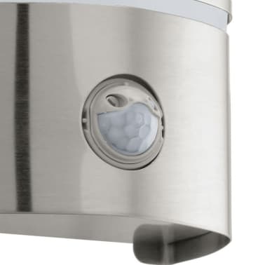 W Pared Sensor Lámpara 40 Con Exterior 30192 De Eglo Plateada Cerno zUpqSMV