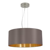 EGLO Lampara colgante Maserlo D53 cm color capuchino 31608