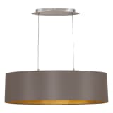 EGLO Lampara colgante Maserlo 78 cm color capuchino 31614
