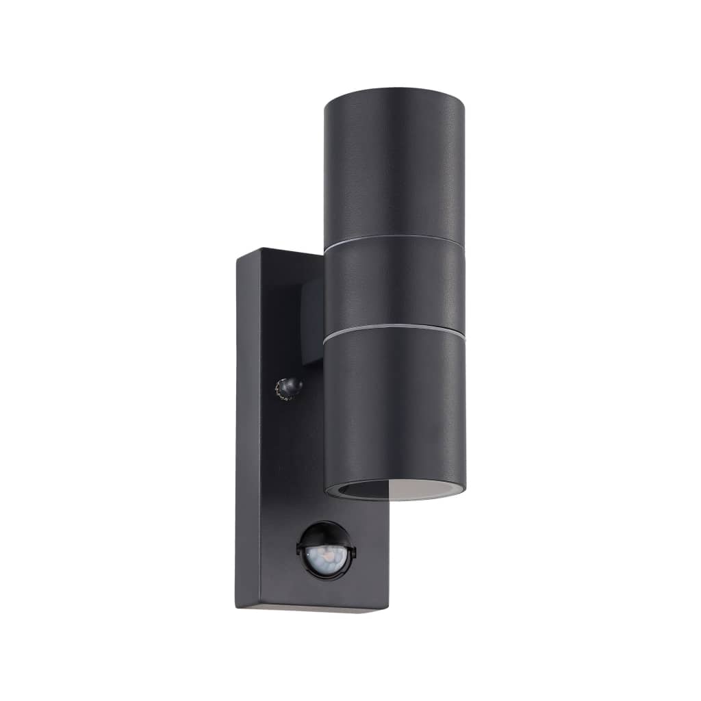 

EGLO LED-buitenwandlamp met sensor Riga 5 2x3 W antraciet