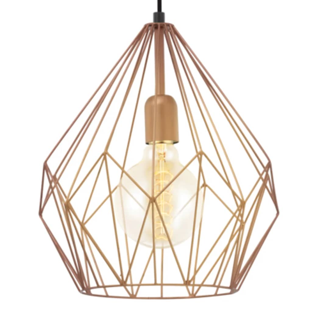 EGLO Hanglamp Carlton koper