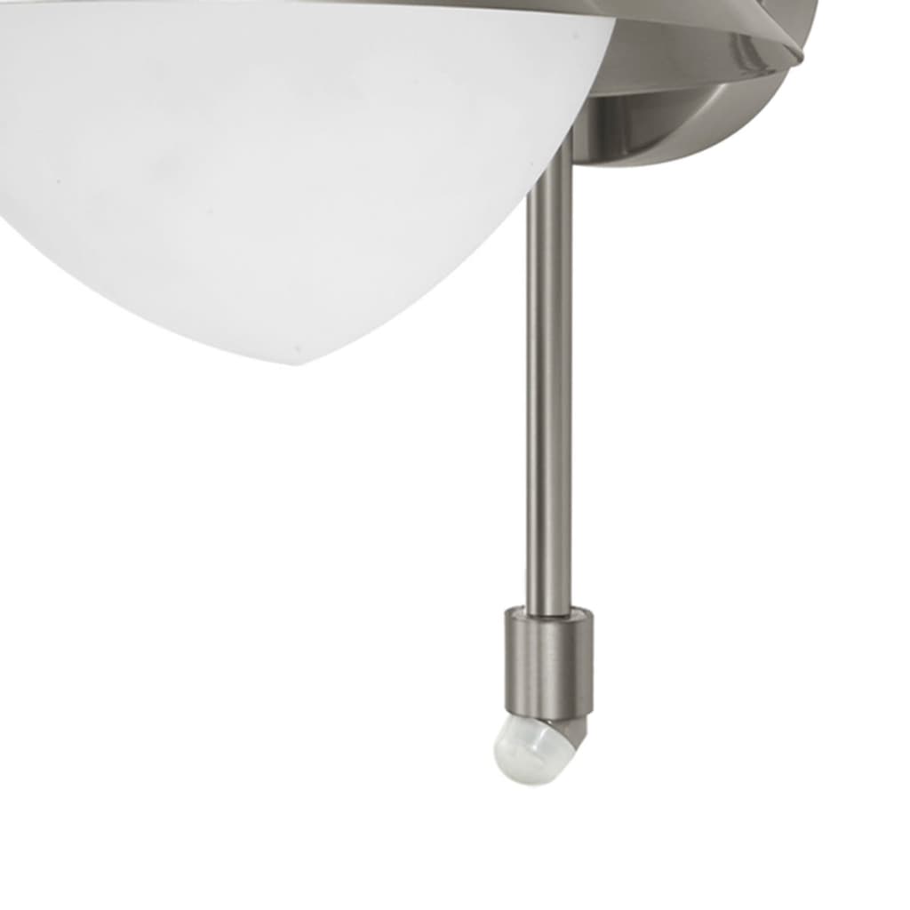 EGLO Buitenmuurlamp met sensor Sidney 60 W zilver 87105