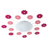 EGLO Vegg-/taklampe VIKI 1 rosa 92147