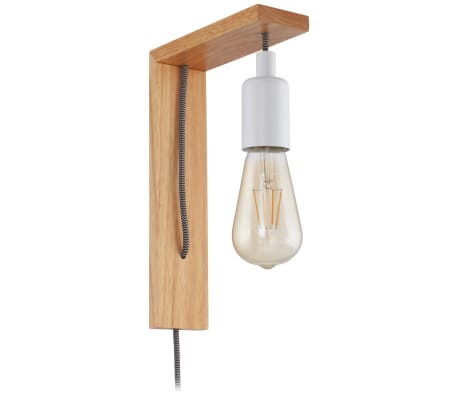 Goede EGLO LED-wandlamp Tocopilla hout wit | vidaXL.nl JX-29