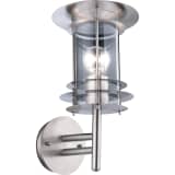 GLOBO Applique murale d'extérieur MIAMI Argenté Acier inoxydable 3151