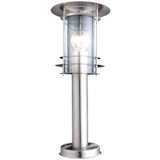 GLOBO Außenstehlampe MIAMI Edelstahl Silber 3153