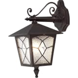 GLOBO Lampe murale d'extérieur ATLANTA Aluminium Noir 3125