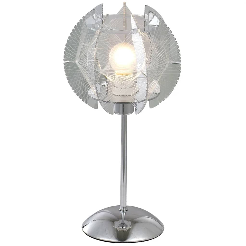 417043 GLOBO Table Lamp ”POLLUX” Acrylic Chrome 21827