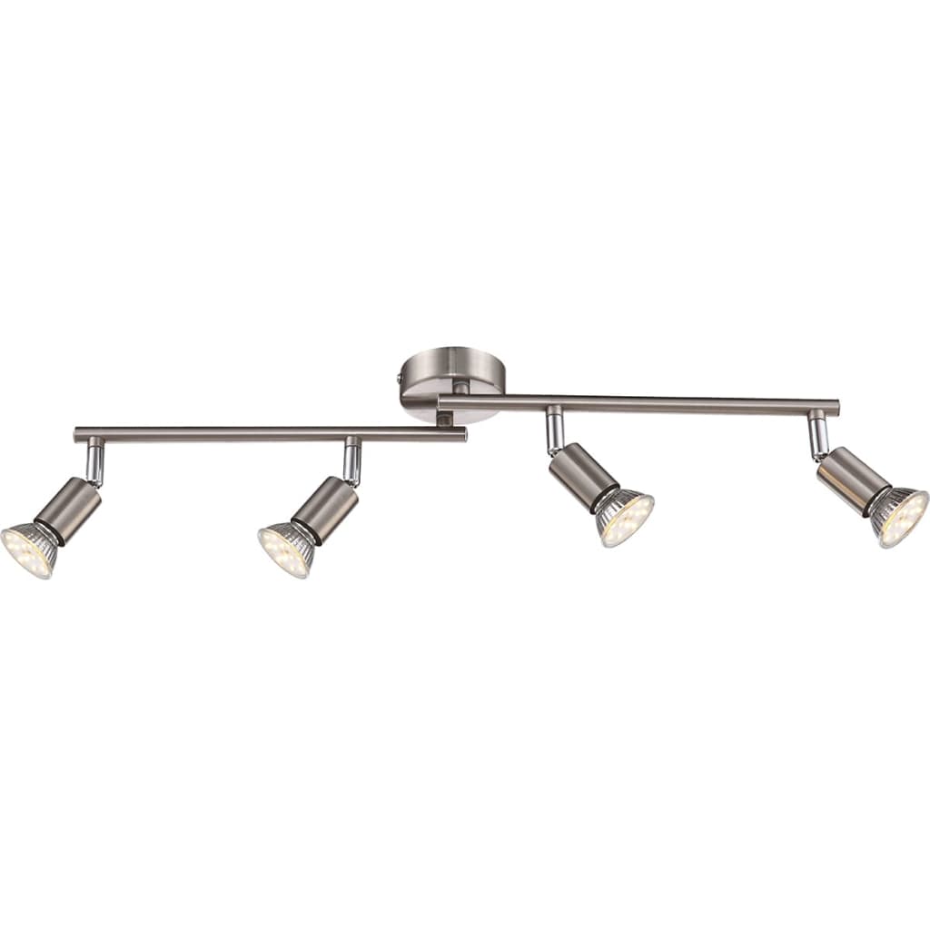 

GLOBO LED-spotlight MATRIX nikkel en acryl 57991-4