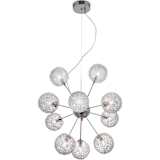 GLOBO Pendelleuchte ENIGMA Chrom 56620-10H