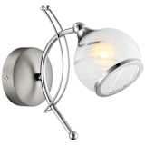 GLOBO Applique murale AILA Chrome et Nickel mat 56568-1W