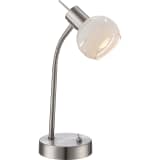 GLOBO LED-Tischleuchte ELLIOTT Nickel Matt 54341-1T