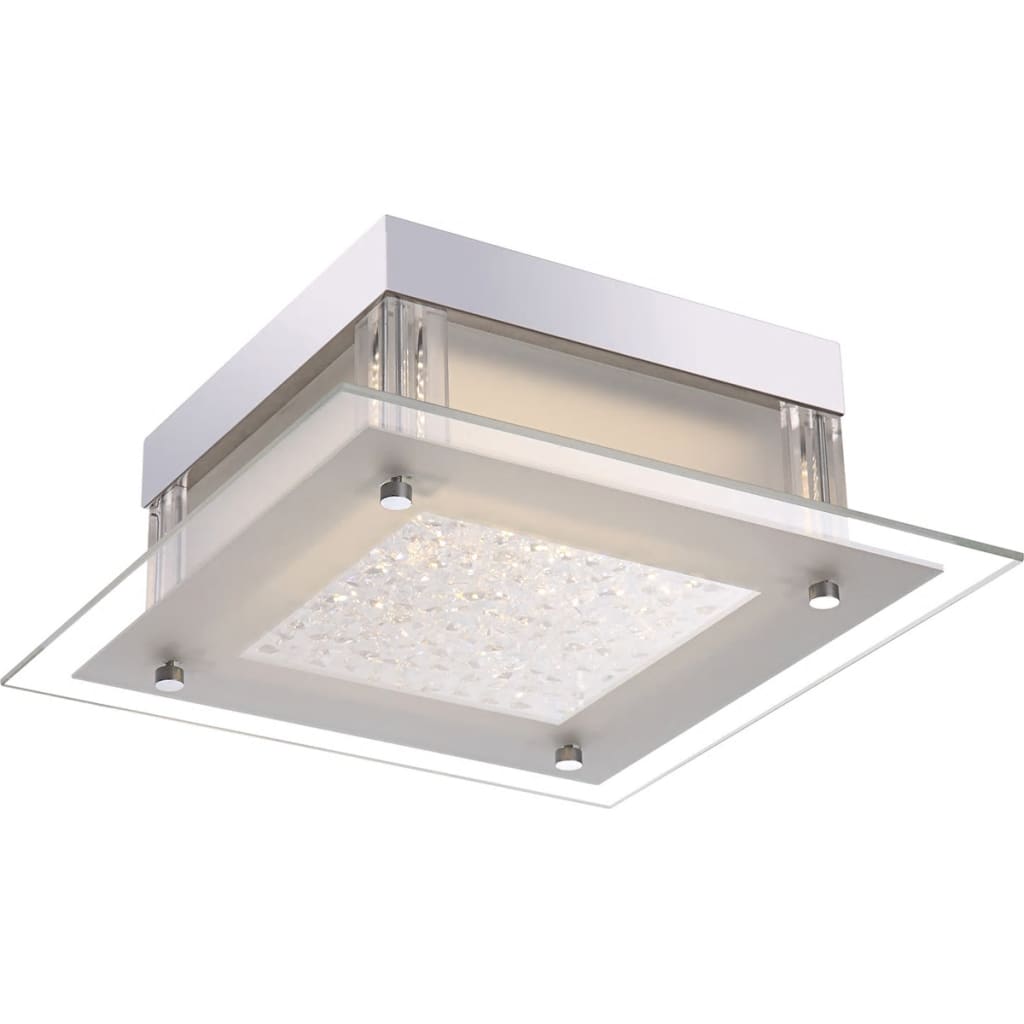 GLOBO LED-plafondlamp LEAH glas 49310