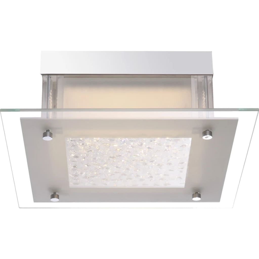 

GLOBO LED-plafondlamp LEAH glas 49310